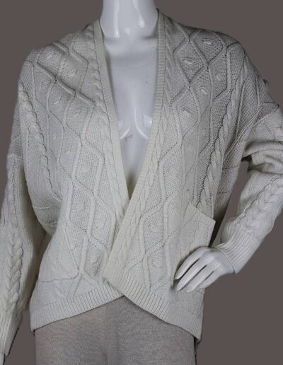 LADIES LONG SLEEVE OPEN CARDIGAN - EARTHLOOM APPARELS