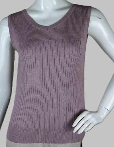LADIES KNITWEAR VEST - EARTHLOOM APPARELS
