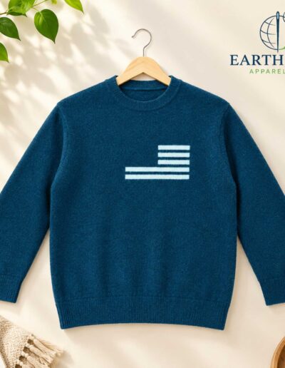 LADIES CREW NECK LONG SLEEVE JUMPER - EARTHLOOM APPARELS